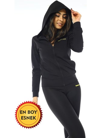 TECHNO 8Q Women's Hooded Long Sleeve Polymer Thermal Bodysuit and Tights Set  - Image 1