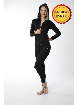 TECHNO 8Q Women's Hooded Long Sleeve Polymer Thermal Bodysuit and Tights Set  - Image 3