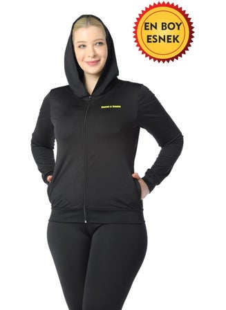 TECHNO 8Q Women's Hooded Long Sleeve Polymer Thermal Bodysuit and Tights Set  - Image 2
