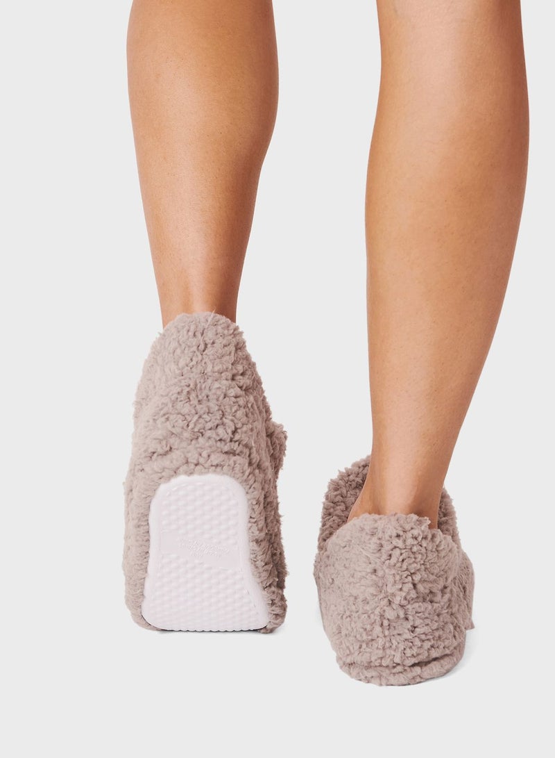 لا في إن روز شبشب فرو صناعي - Image 2