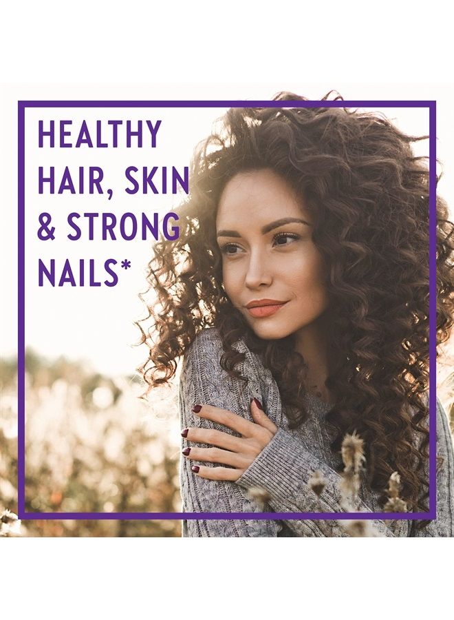 New Chapter Biotin Supplement, Vegan Hair Skin and Nails Vitamins with Fermented Biotin + Astaxanthin - 60 Count - Image 2