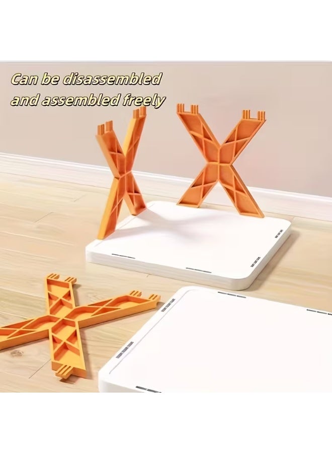 بلومنغ تايم رف شبشب بسيط عند الباب ، متعدد الطبقات موفر للمساحة ، تركيب منزلي خال من الغبار ، خزانة أحذية بلاستيكية قابلة للطي - Image 4