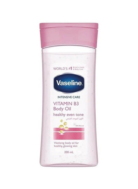Vaseline Intnsive Care Vitamin B3 Body Oil Healthy Even Tone Vitalising Boby Oil For Healthy Glowing Skin-200Ml