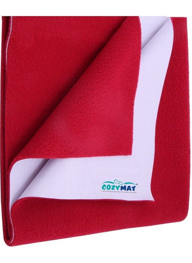Newnik - Dry Sheet Waterproof Breathable Bed Protector Maroon Large - Image 1