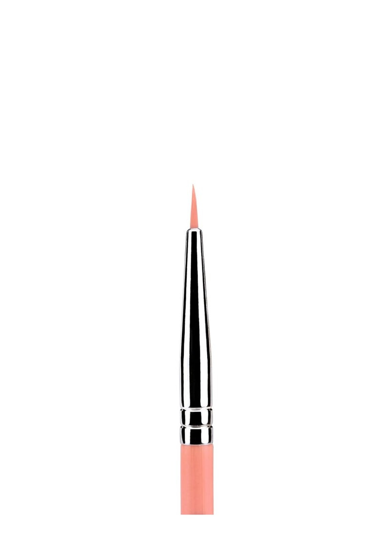 Bdellium Tools Bdellium Tools Professional Makeup Brush - Pink Bambu Series 706 Fine Point Eyeliner - With Soft Synthetic Fibers, For Ultra-Fine Detail and Lining (Pink, 1pc)  - Image 2