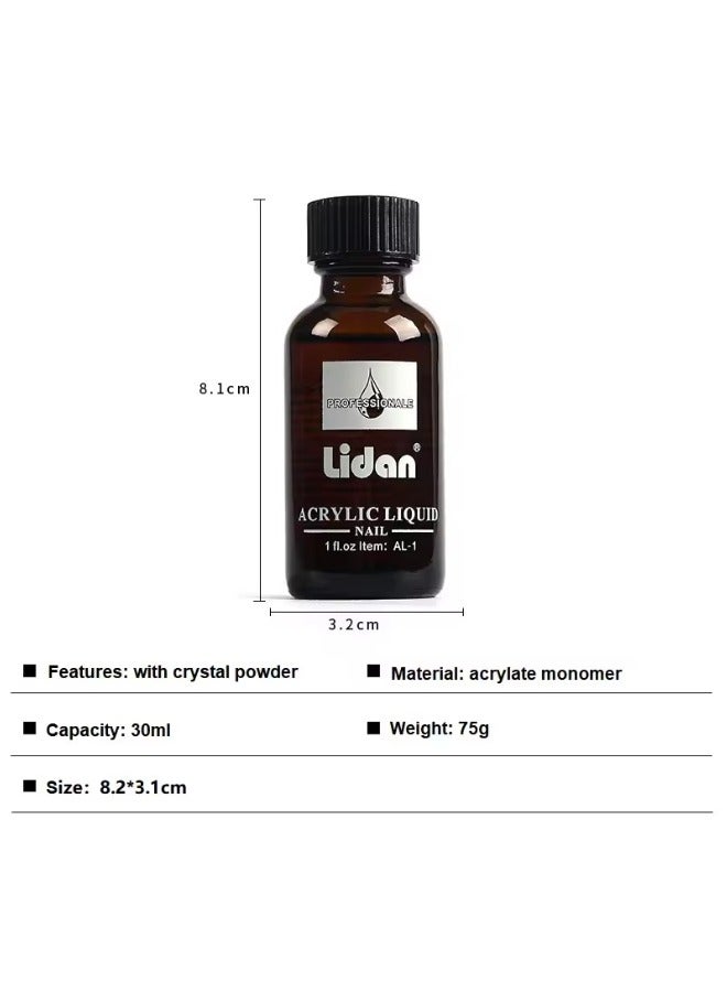 Globalstar Lidan Acrylic Liquid - 30ml Nail Enhancement Monomer - Image 3