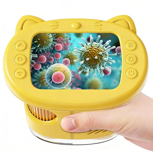 Nisumkey 1000X Handheld Digital Microscope for Kids Wonderquest Microscope with 20 IPS Screen STEM Toys for Ages 36 813 Girls Boys Child Portable Edu Gift Age 46 812 Children Students - Image 1