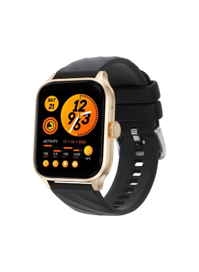 Weofly Active Smart Watch with 1.85" HD Touch Screen, Fitness Tracker, and 100+ Sport Modes - IP67 Waterproof - Gold - Image 2