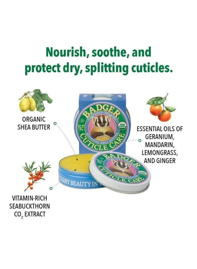 Badger Cuticle Care Shea Butter 0.75 oz (21 g) - Image 5
