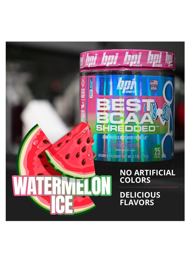 BPI SPORTS - BPI Best BCAA Shredded 25 Servings Watermelon - Image 1
