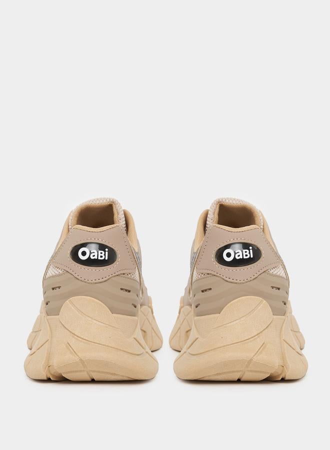 Styli Color Block Abstract Print Sneakers - Image 3