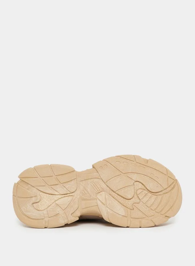 Styli Color Block Abstract Print Sneakers