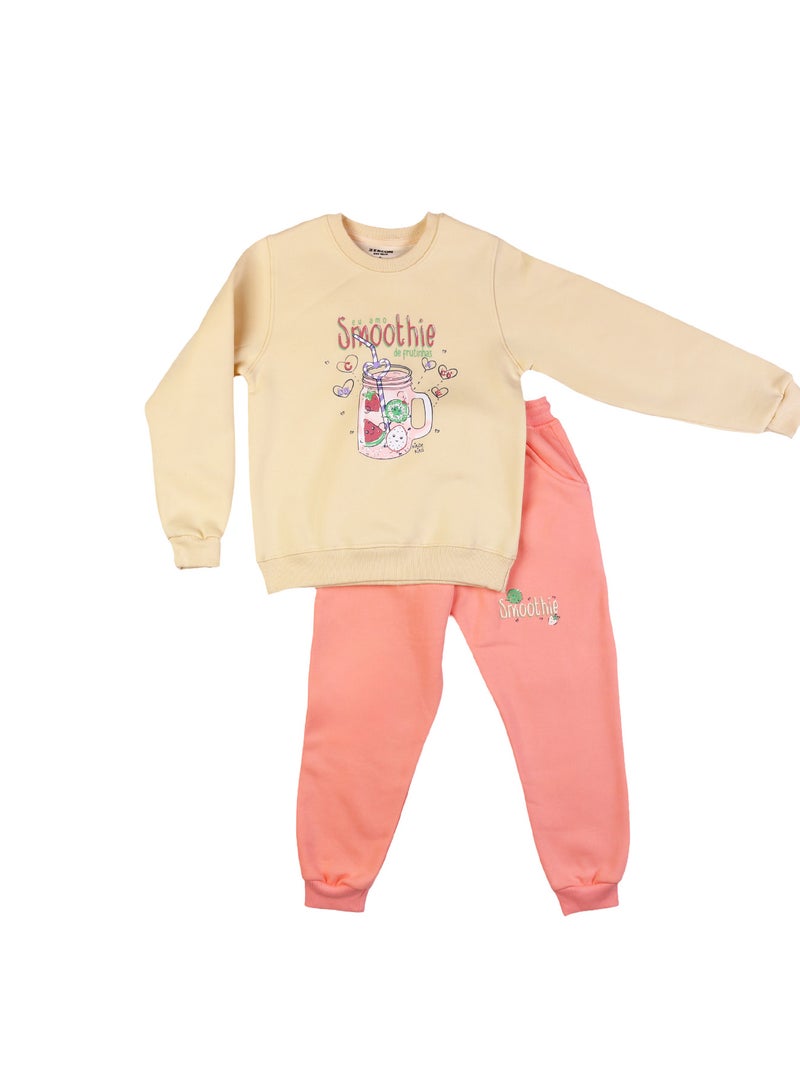 زيركون بيجامة شتوي بناتي - 3132 - Image 1