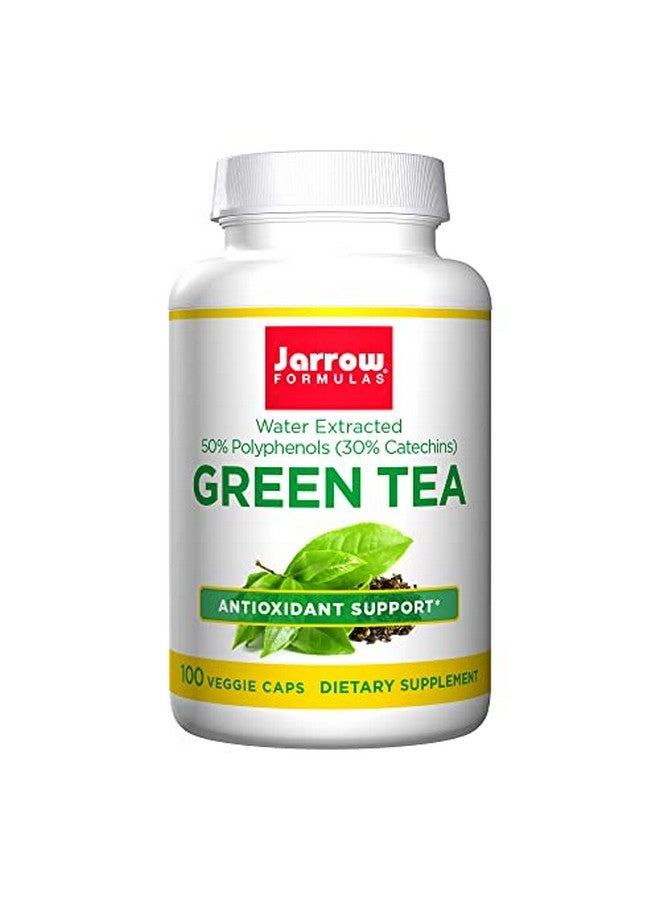 jarrow formulas Green Tea 500 Mg Antioxidant Support  50% Polyphenols Cardiovascular  Immune Health White 100 Count - Image 1