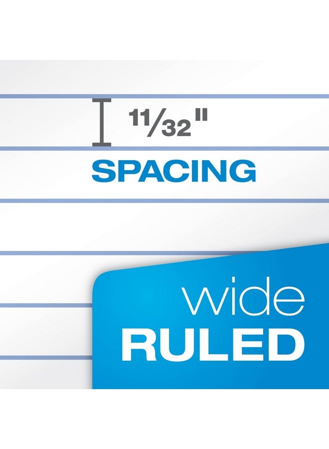 أوكسفورد دفاتر أكسفورد الحلزونية، عبوة من 6 دفاتر حلزونية عريضة الخطوط للمدرسة، مجلة موضوع واحد، ورق واسع الخطوط، 8 × 10-1/2 بوصة، أزرق، أصفر، أحمر، أزرق فاتح، أخضر، وأسود، 70 ورقة (65010) - Image 3