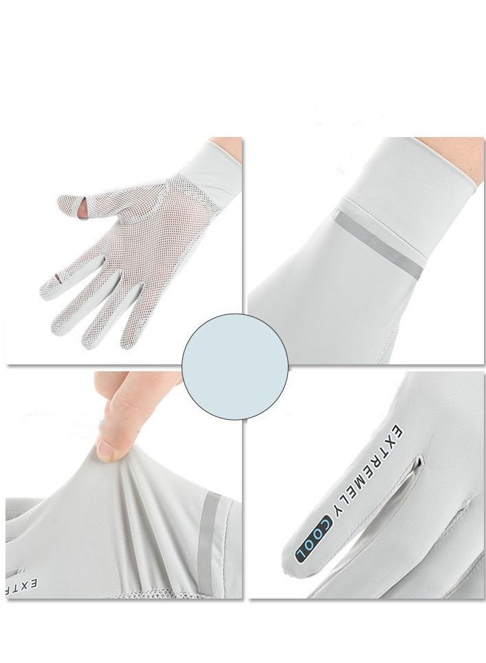 Generic Women's Driving Gloves Grey  - Image 4