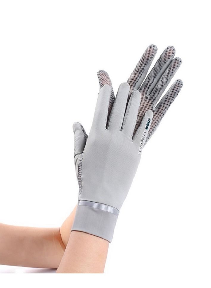 Generic Women's Driving Gloves Grey  - Image 2