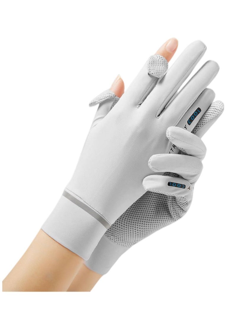 Generic Women's Driving Gloves Grey  - Image 1