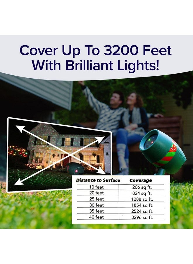 Star Shower Ultra 9 Outdoor Laser Light Show with Remote, AS-SEEN-ON-TV, New 9 Unique Patterns, Showers Home w/Thousands of Lights, 3 Color Combinations, Motion or Still, Up to 3200 Sq Ft - Image 4