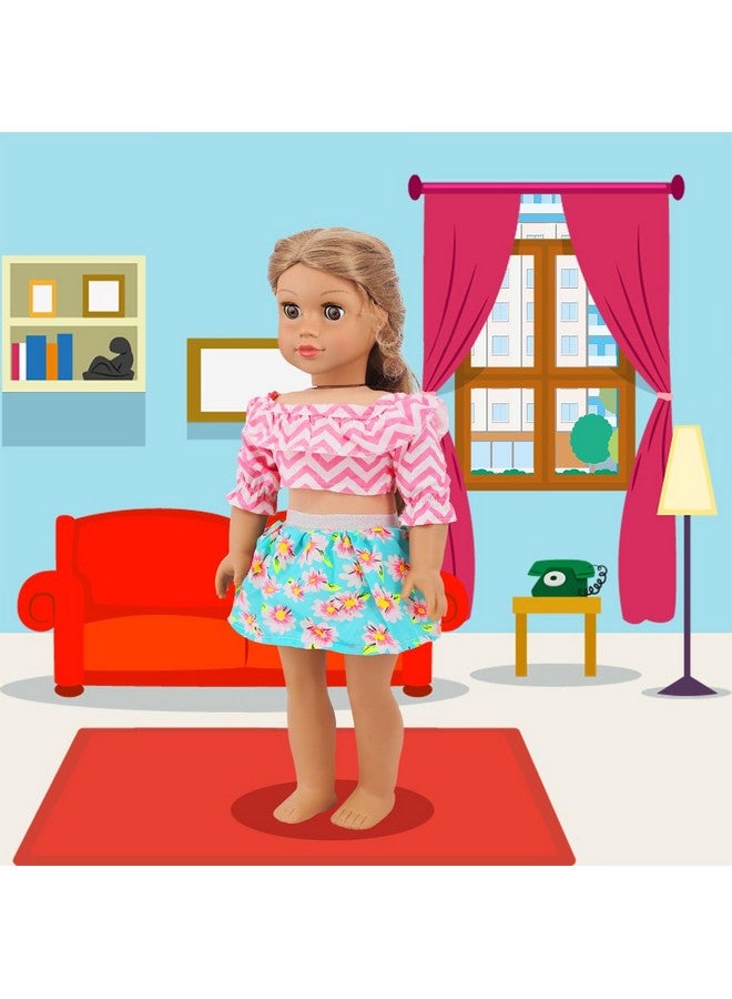 Ecore Fun Ecore Fun 10 Sets American 18 Inch Doll Clothes - 18 pcs Doll Clothing Doll Outfits Dress Swimsuits Jumpsuit Tights for 18 Inch Dolls Christmas Birthday Gift  - Image 5