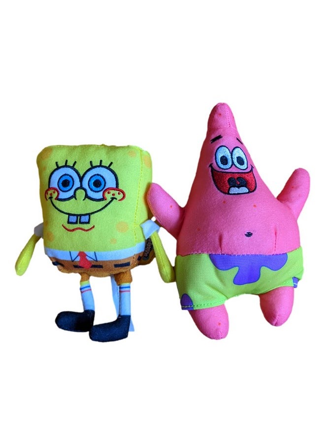 Spongebob Squarepants Spongebob 10 Inch And Patrick 11 Inch Stuffed Plush Doll Toy Set  - Image 1