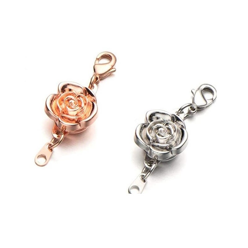 8Mm Round Ball Magnet Buckle Pearl Magnetic Buckle Flower Shape Magnetic Buckle Diamond Bracelet Buckle Necklace Buckle - Image 3