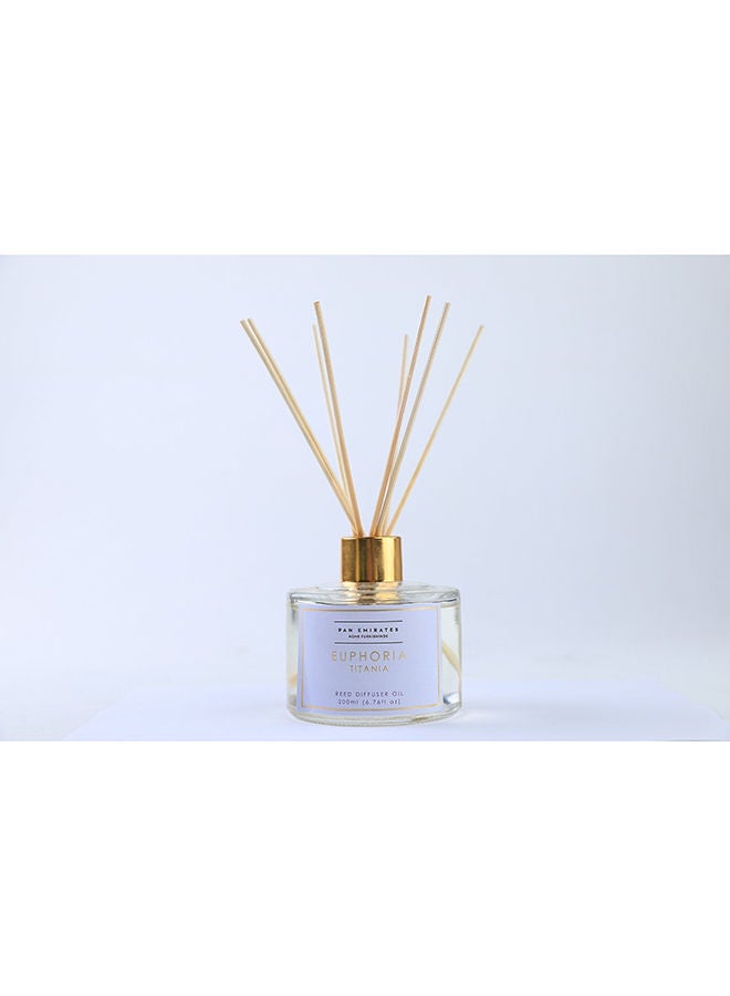 Pan Home Euphoria Titania Reed Diffuser 200ml Clear - Image 2