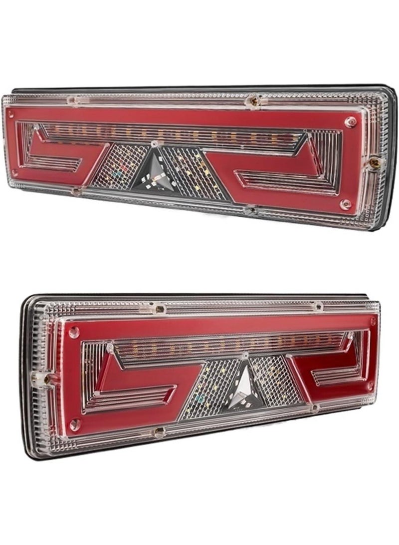 12/24V Waterproof LED Reverse Light for Trailers, Trucks, Boats, Vans - Brake, Steering, Reverse and Rear Fog Light (2 Pieces, 30cm Type) - Image 1