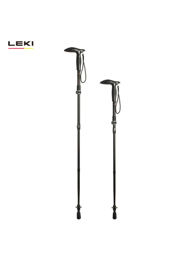Leki Legend Outdoor Carbon Fiber Folding Pole Eld External Lock Telescopic Hiking Stick Foldable Walking Stick - Image 1