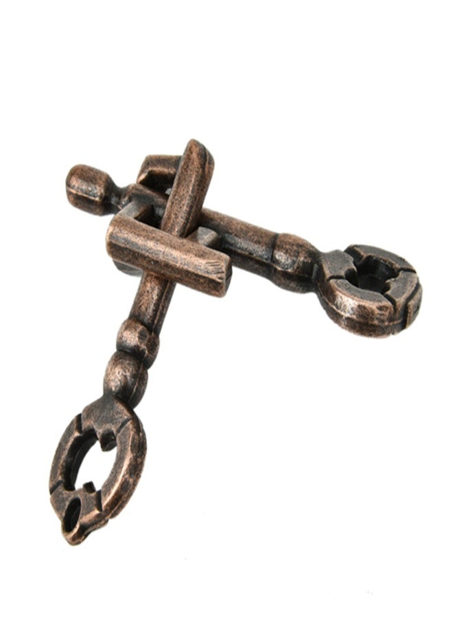 IQ Teaser Unlock Toy Adult Intelligent Puzzle Lock Buckle Educational Toy - Keys Lock - Image 4