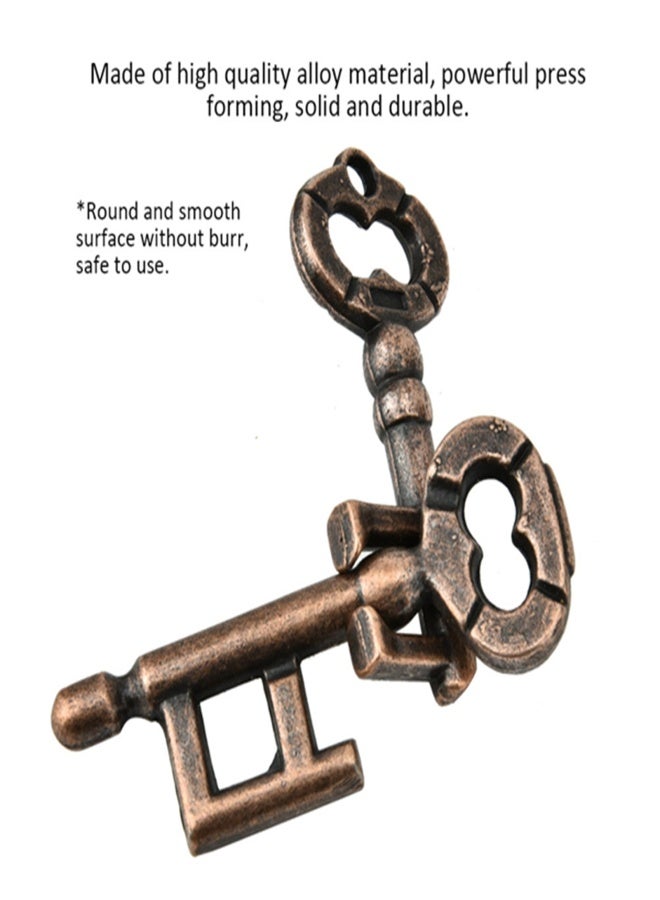 IQ Teaser Unlock Toy Adult Intelligent Puzzle Lock Buckle Educational Toy - Keys Lock - Image 3