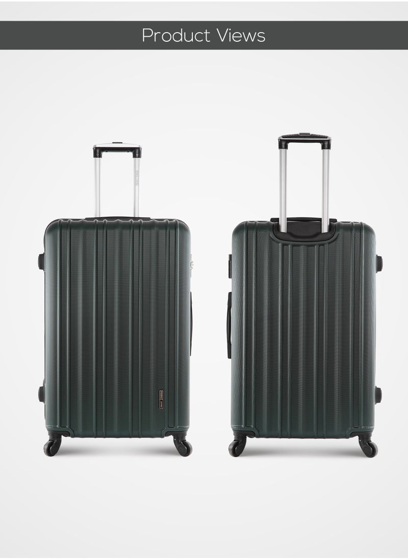PARAJOHN PARAJOHN  20″ Cabin Hardside Spinner Luggage Trolley for Sleek Travel -ARMY GREEN  - Image 2
