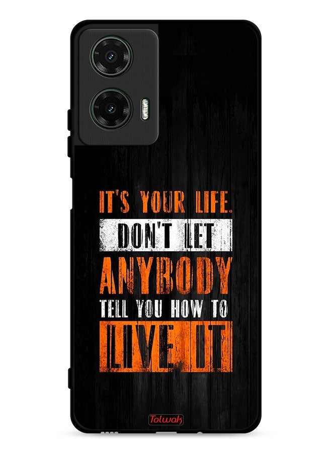 Tolwak غطاء حماية موتورولا موتو G35 5G - إنها حياتك - Image 1