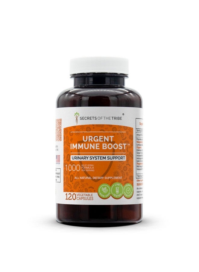 Secrets of the Tribe - Urgent Immune Boost, Immune Boost Formula, Herbal Supplement Blend (120 Capsules) - Image 1