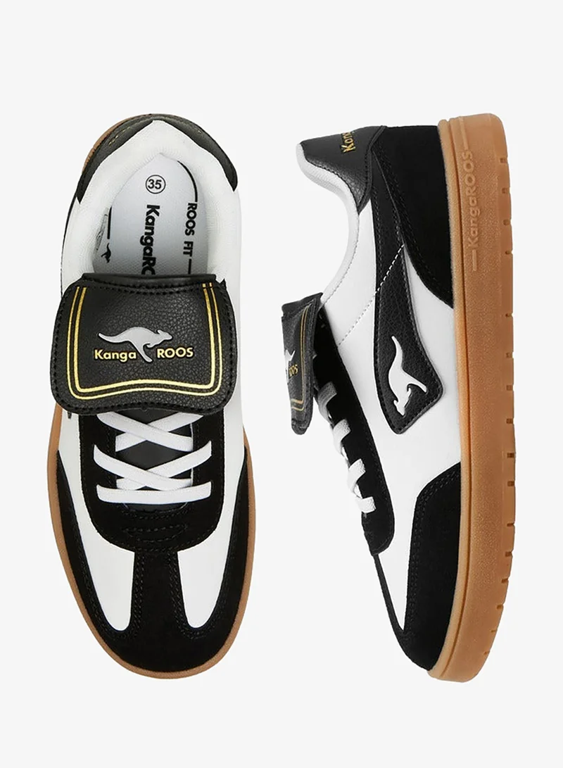 kangaROOS Boys' Panelled Sports Shoes with Hook and Loop Closure