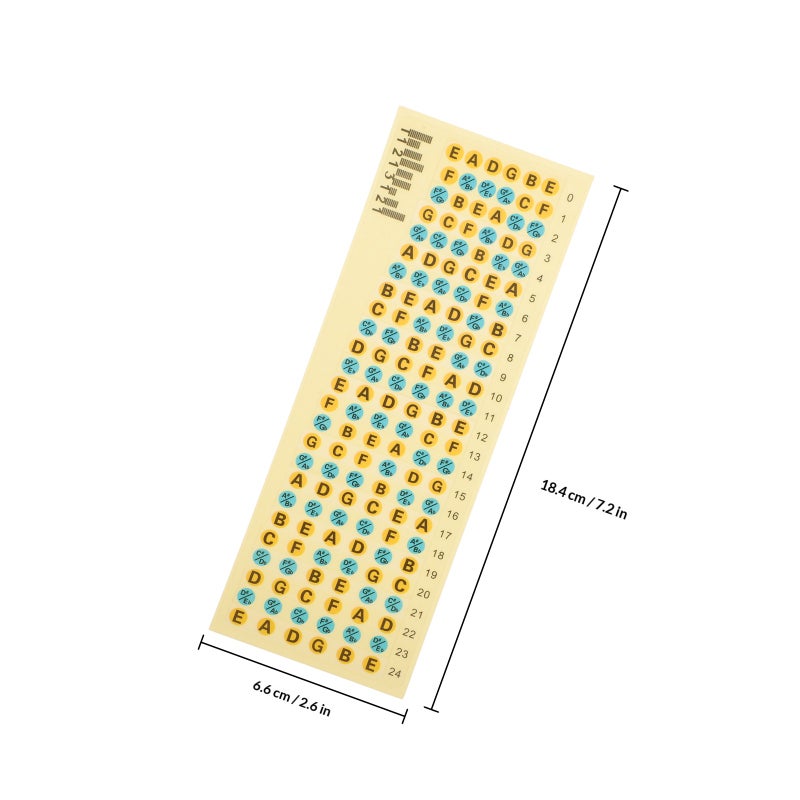 20pcs Guitar Finger Guide Sticker Fingerboard Guide Fretboard Marker Fretboard Labels - Image 2