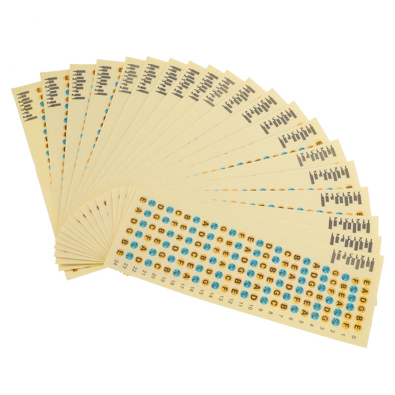 20pcs Guitar Finger Guide Sticker Fingerboard Guide Fretboard Marker Fretboard Labels - Image 3