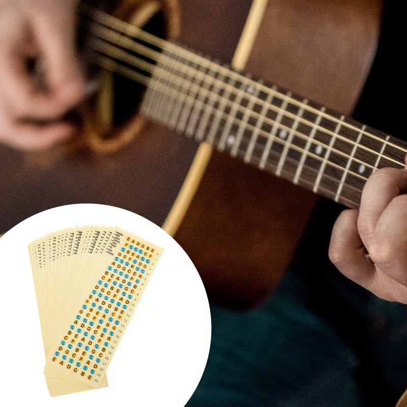 20pcs Guitar Finger Guide Sticker Fingerboard Guide Fretboard Marker Fretboard Labels - Image 4