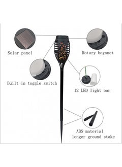 2-Piece Solar Powered Flame Lamp Torch Light Set Black - pzsku/Z9715B03ED9B5313054BEZ/45/_/1704695411/99fe58cf-692a-42b4-b77a-63d2e7a3118e