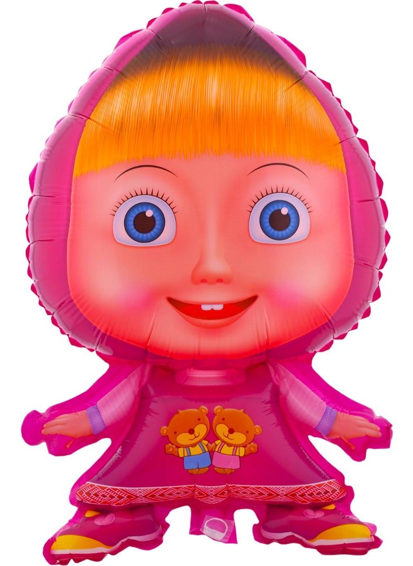 Hit Dükkan Masha Large Size 42CMX64CM Foil Balloon (Helium) No:26 