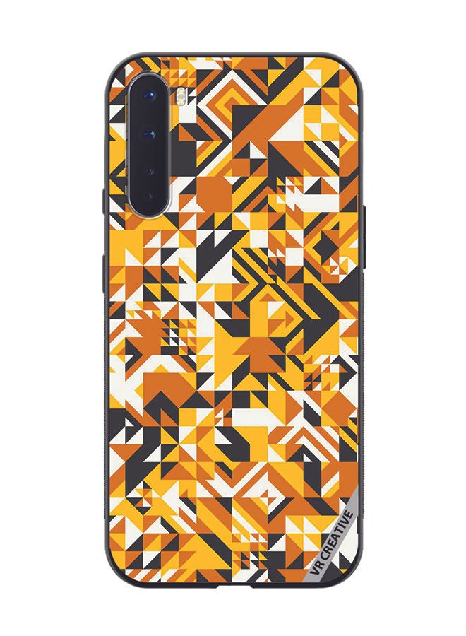VR CREATIVE Protective Case Cover For OnePlus Nord Geometrical Design Multicolour - Image 1