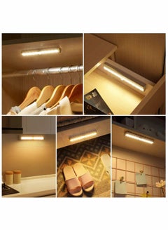 Generic 3 Pcs LED Closet Light Motion Sensor Light 10 LED Wireless Night Light for Hallway Bathroom Bedroom Kitchen  - Image 5