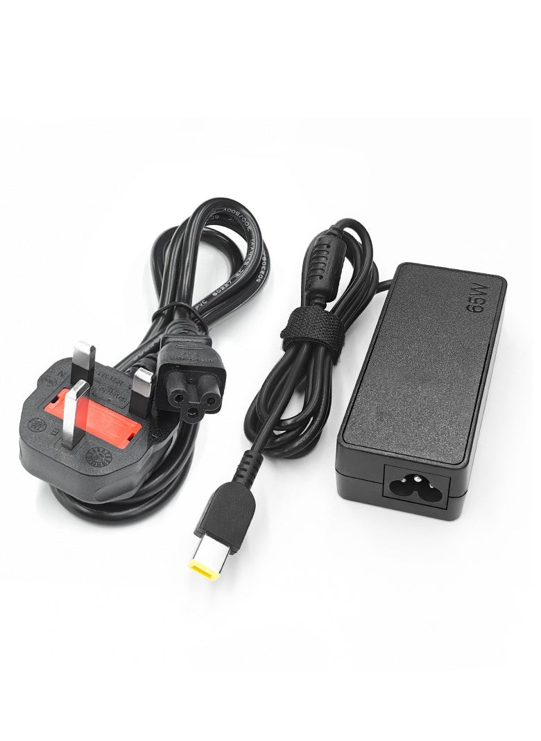 Generic HAFIUEGE 65W Laptop Charger for Lenovo Thinkpad X1 Carbon (Gen2/3/4) T440 T440s T450 T450s T460 T460s, Yoga 2 11 11S 13, Thinkpad X/E/S/L/B/U/T/K/Z/Y/G/Yoga Helix(Not USB C)  - Image 1