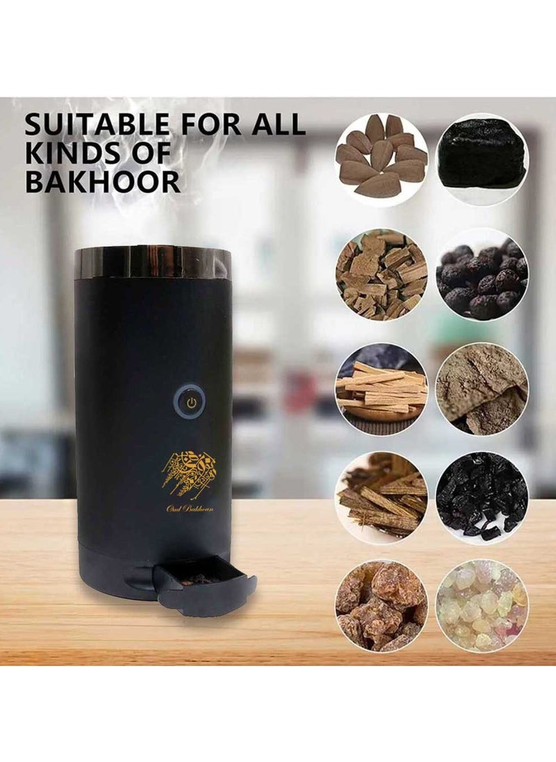 Oud Bakhoan - Stylish Portable Incense Burner  with built-in Oud Storage for Home Office and Car - Image 1