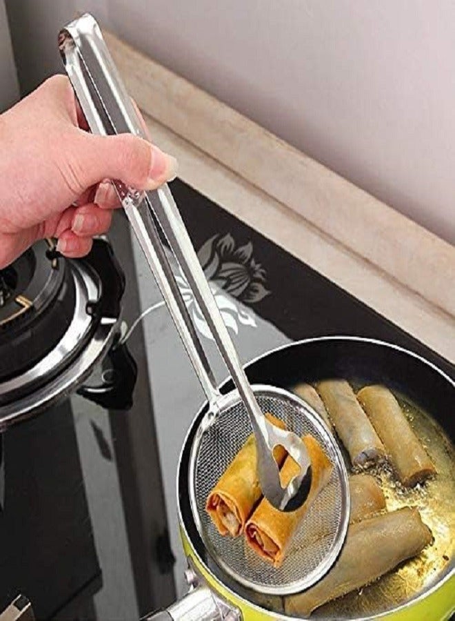 Creative Stainless Steel Fried Food Clip with Filter Spoon and Mesh Strainer for Hot Pots, Multifunctional Kitchen Tools for Chicken Chopsticks, French Fries, Onion Rings - Image 2