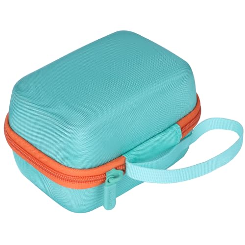 Lebakort Hard Case Compatible with Yoto Mini Kids Audio Music Player Children Speaker Plays Audiobook Cards Radio (Teal + Orange Case) - Image 5