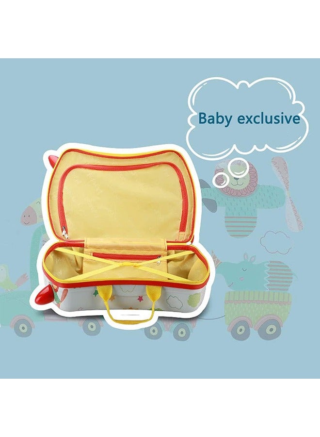 بيوينتي الأطفال ركوب الأمتعة ، 2 في 1 طفل تخزين ، دليل على المياه حقيبة السفر ، مع عجلة دوارة حزام الكتف الأمتعة للأطفال ، ومناسبة للأطفال الصغار - Image 5