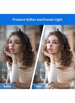 Selens 41inch/104cm Diameter White Translucent Reflective Lighting Umbrella for Photo Video Studio, Lighting Diffuser  - Image 5