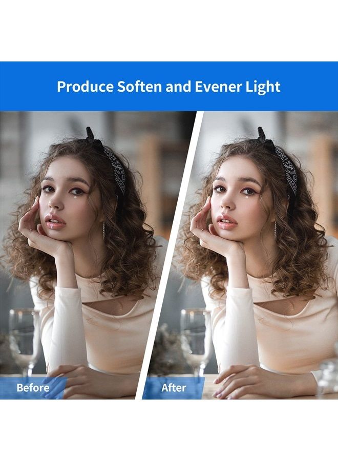 Selens 41inch/104cm Diameter White Translucent Reflective Lighting Umbrella for Photo Video Studio, Lighting Diffuser - Image 5