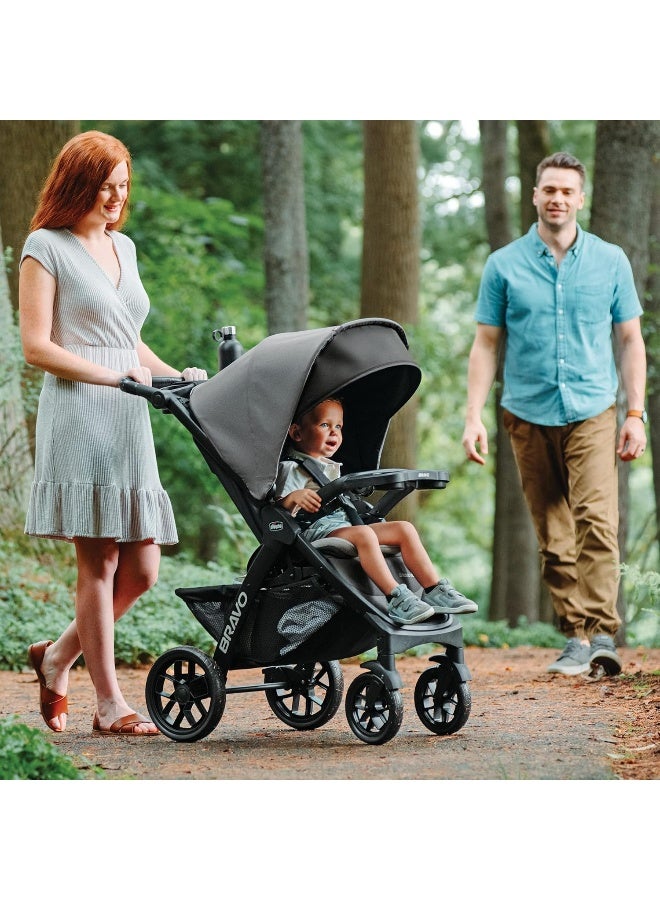 Chicco عربة Chicco Bravo LE ClearTex القابلة للطي بسرعة - رمادي - Image 2